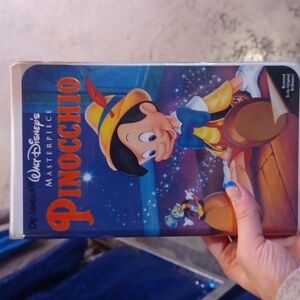 Walt disney's master piece pinocchio vhs tape movie